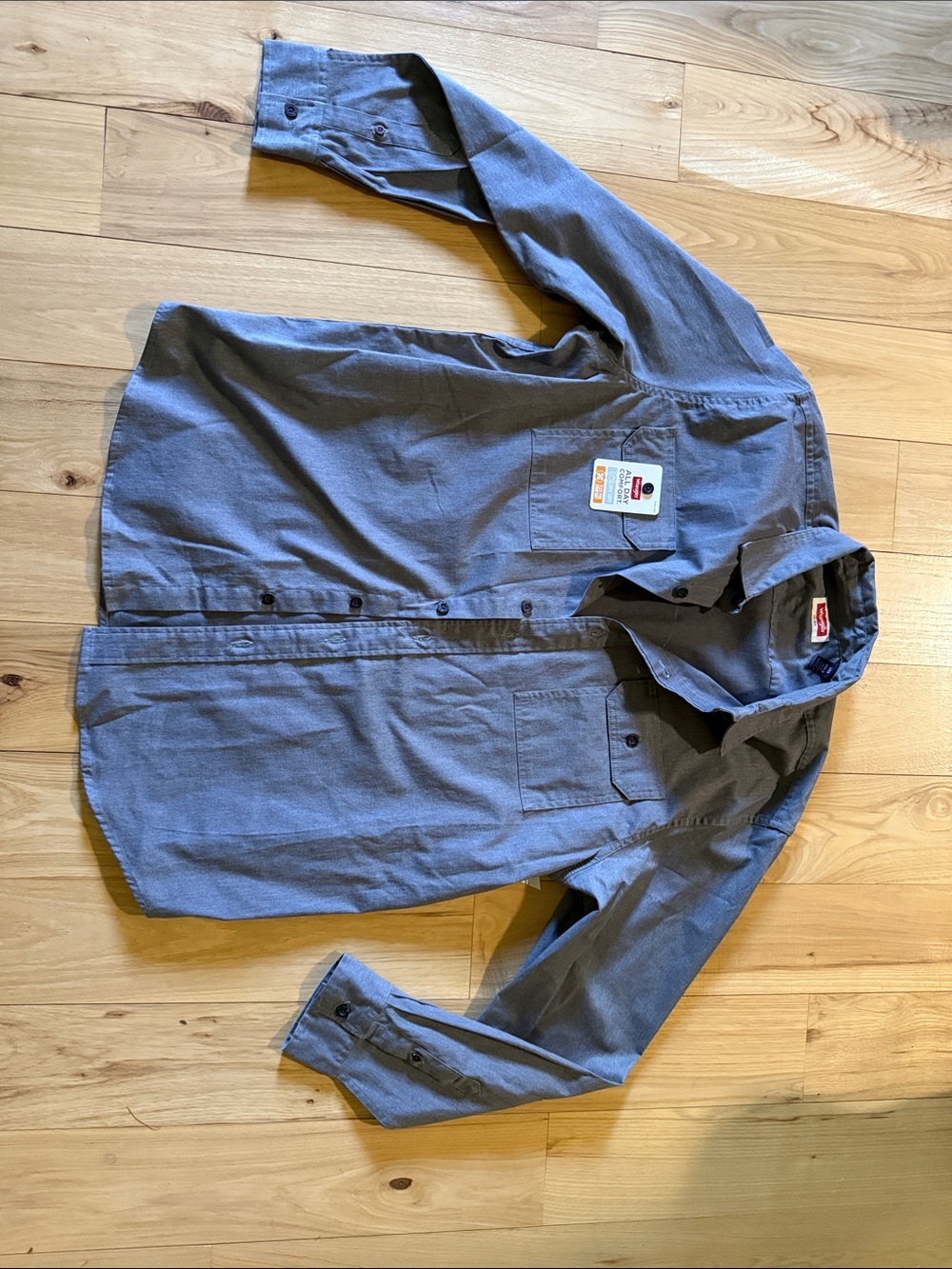 Wrangler Button-Up Work Shirt